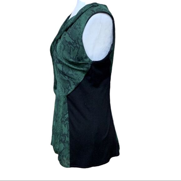 𝅺Vince Camuto Sleeveless Top New Green Sz M - Picture 4 of 10